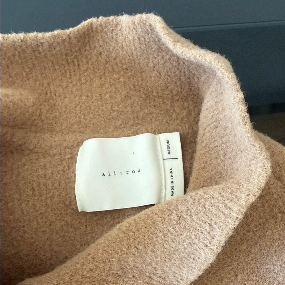 all:row Camel Cozy Wool-Blend Sweater